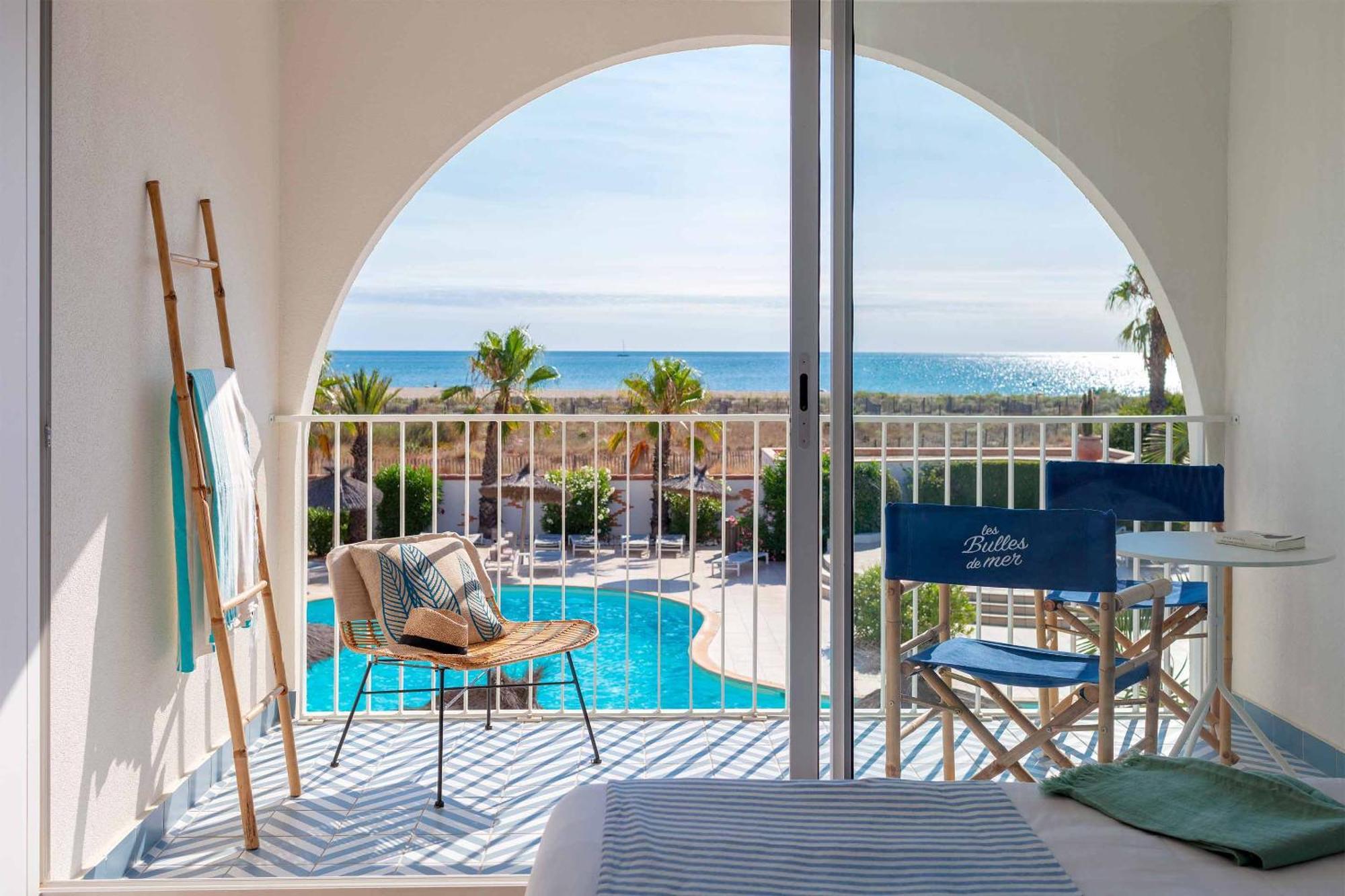 Les Bulles De Mer - Hotel & Spa Sur La Plage Saint-Cyprien  Εξωτερικό φωτογραφία