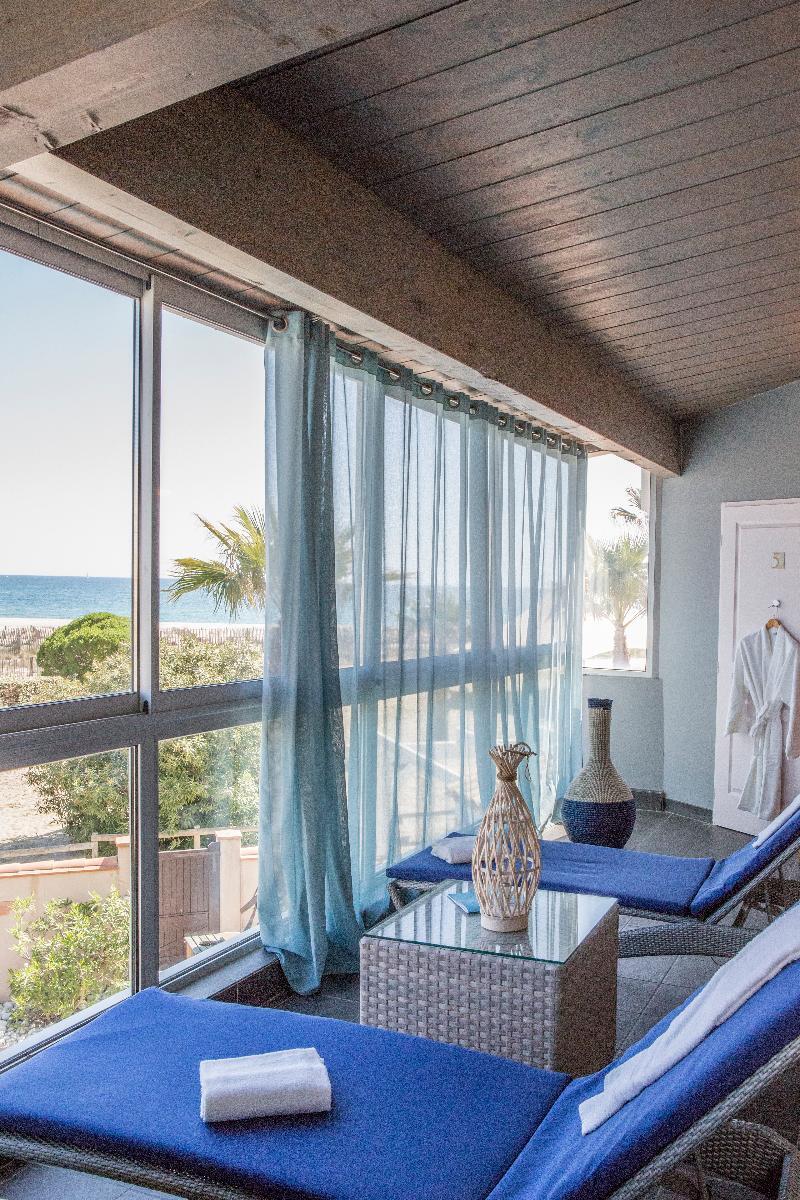 Les Bulles De Mer - Hotel & Spa Sur La Plage Saint-Cyprien  Εξωτερικό φωτογραφία